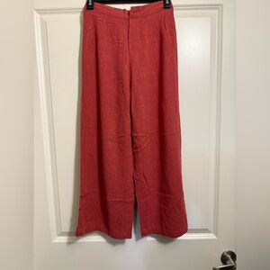 Red Flowy Pants
